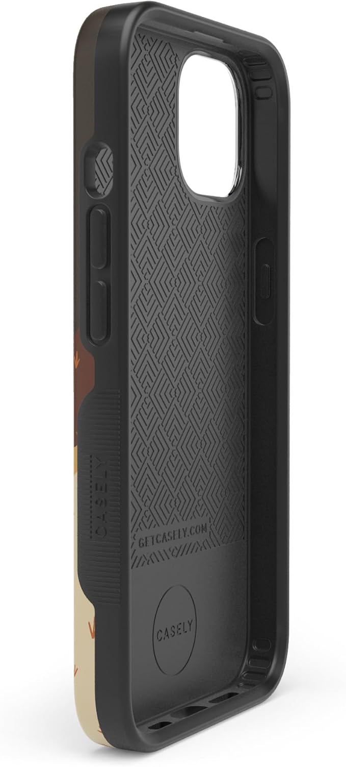 Casely iPhone 14 Case | Desert Nights | Cactus Colorblock | Compatible with MagSafe | Bold Protective Design