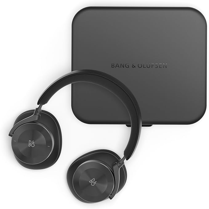 Bang & Olufsen Beoplay H95 Premium Comfortable Wireless Active Noise Cancelling (ANC) Over-Ear Headphones with Protective Carrying Case, RF, Bluetooth 5.1, Black