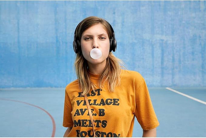 JBL Live 460NC wireless on-ear Noise Cancelling headphones with 50H battery, microphone for calls, lightweight and comfortable, and Alexa Built-in (Optimized for Android), iOS compatible (Black)