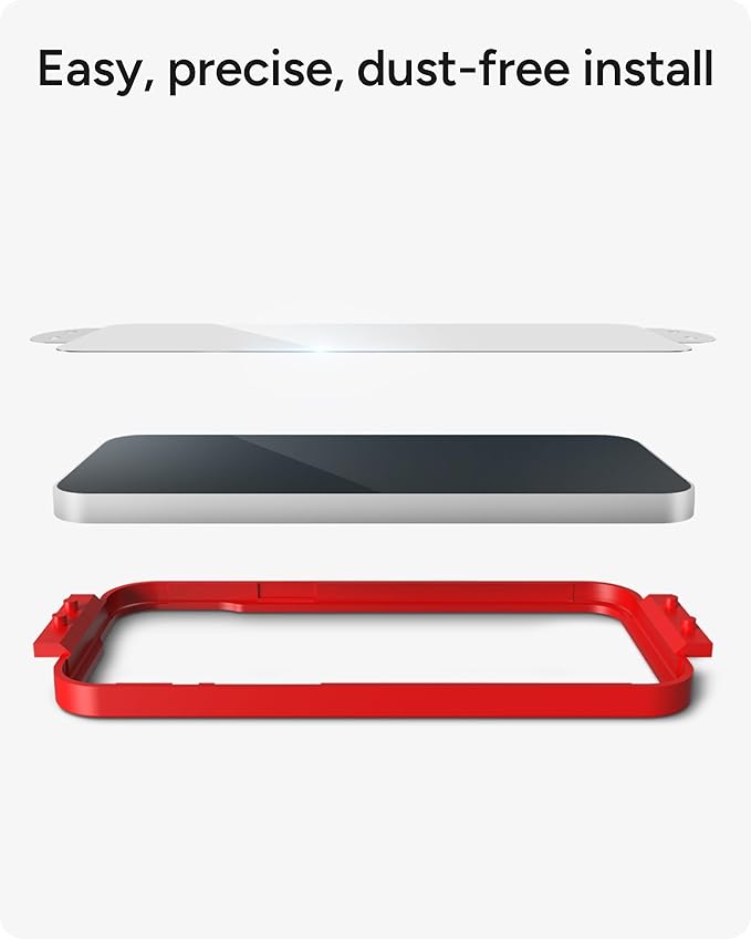 ZAGG Glass+ Samsung Galaxy S25 Edge Screen Protector – Extreme Impact & Shatter Protection, Scratch-Resistant, Smudge-Resistant, Fingerprint Scanner Compatible, InvisibleShield, Easy Installation