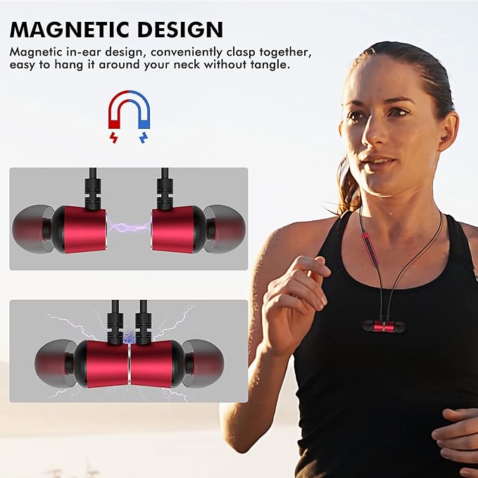 USB C Headphone Type C Earphone Magnetic Wired Earbuds for iPhone 17 Pro Max 16 16e 15 Plus for Samsung S25 S24 A53 A54 S23 FE for iPad A16 10 Pixel 8 9 Noise Canceling in-Ear Headset with Microphone