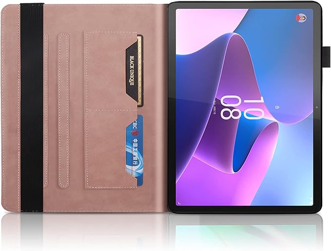 Case for Lenovo Tab P11 2nd Gen/Xiaoxin Pad Plus 2023 11.5" TB350FU/TB350XU case PU Leather Cover Flip Stand Shell with Elastic Band & Card Holder for Lenovo Tab P11 2nd Gen 11.5 inch Tablet