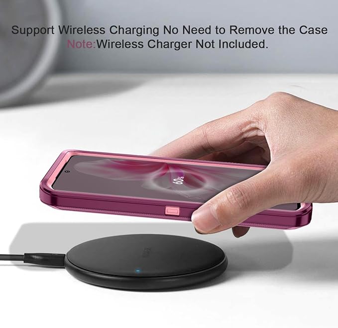 for Samsung Galaxy S20 FE 5G Case Heavy Duty Protective Shockproof Dropproof 3-Layer Full Body Protection [Without Screen Protector] Tough Rugged Case for Galaxy S20 FE,Purple/Pink