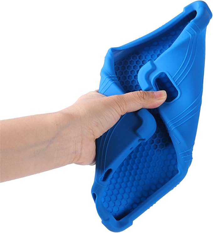 Case for Lenovo Tab M9 Cover 9.0 inch (TB-310FU,2023 Released), Kids Friendly Soft Silicone Adjustable Stand Cover for Lenovo Tab M9 Tablet (Blue)