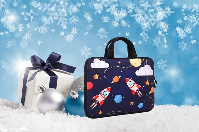 11" 11.6" 12" 12.1" 12.5" inch Laptop Carrying Bag Chromebook Case Notebook Ultrabook Bag Tablet Cover Neoprene Sleeve Fit Apple MacBook Air Samsung Google Acer HP DELL Lenovo Asus (Cool Rocket)