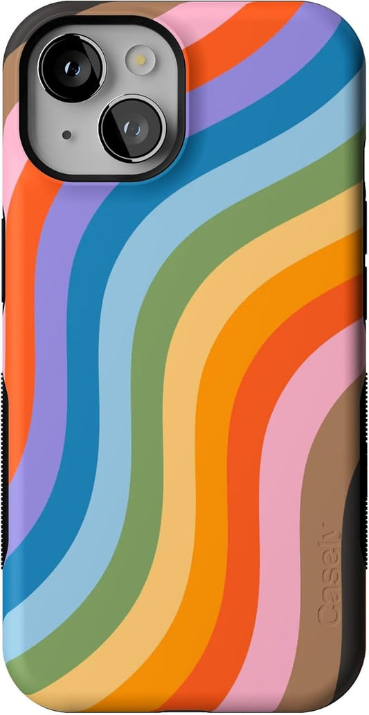 Casely iPhone 14 Case | Love for All | Rainbow Pride | Compatible with MagSafe | Bold Protective Design