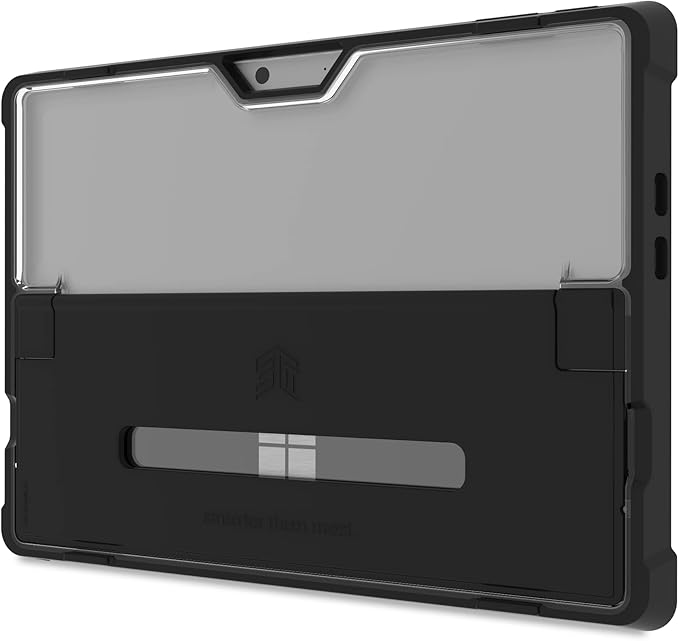 STM Dux Shell for Microsoft Surface Pro 9, 10, and 11th Edition - Rugged and Protective case with Pen Storage - Black (stm-222-338MZ-01)