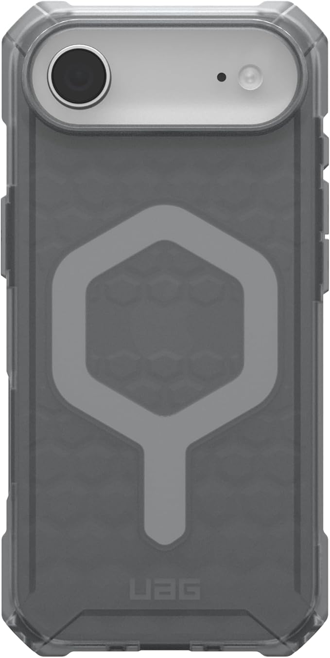 URBAN ARMOR GEAR UAG Designed for iPhone Air Case Essential Armor - Compatible with MagSafe Translucent Military Grade Protective Cover, Ash
