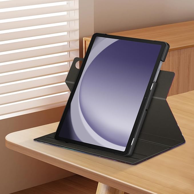 Case for Samsung Galaxy Tab A9 Plus/Galaxy Tab A9 + 11 Inch 2023 SM-X210/X216/X218 Tablet,360° Rotating Stand Cover with Auto Sleep/Wake,Galaxy