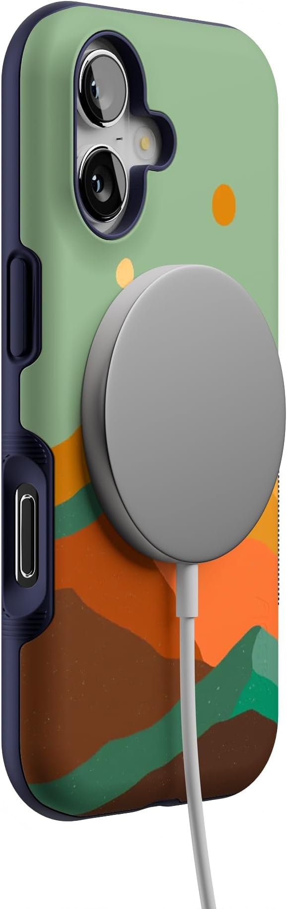 Casely iPhone 17 Case | Endless Peaks | Colorblock Mountain | Bold Protective Design | Compatible with MagSafe