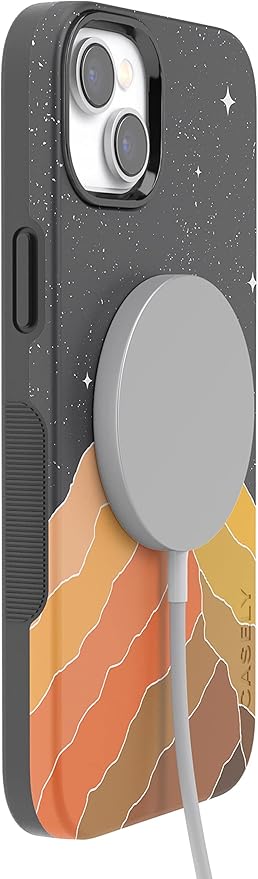 Casely iPhone 14 Case | Night Skies | Mountain Starlight | Compatible with MagSafe | Bold Protective Design
