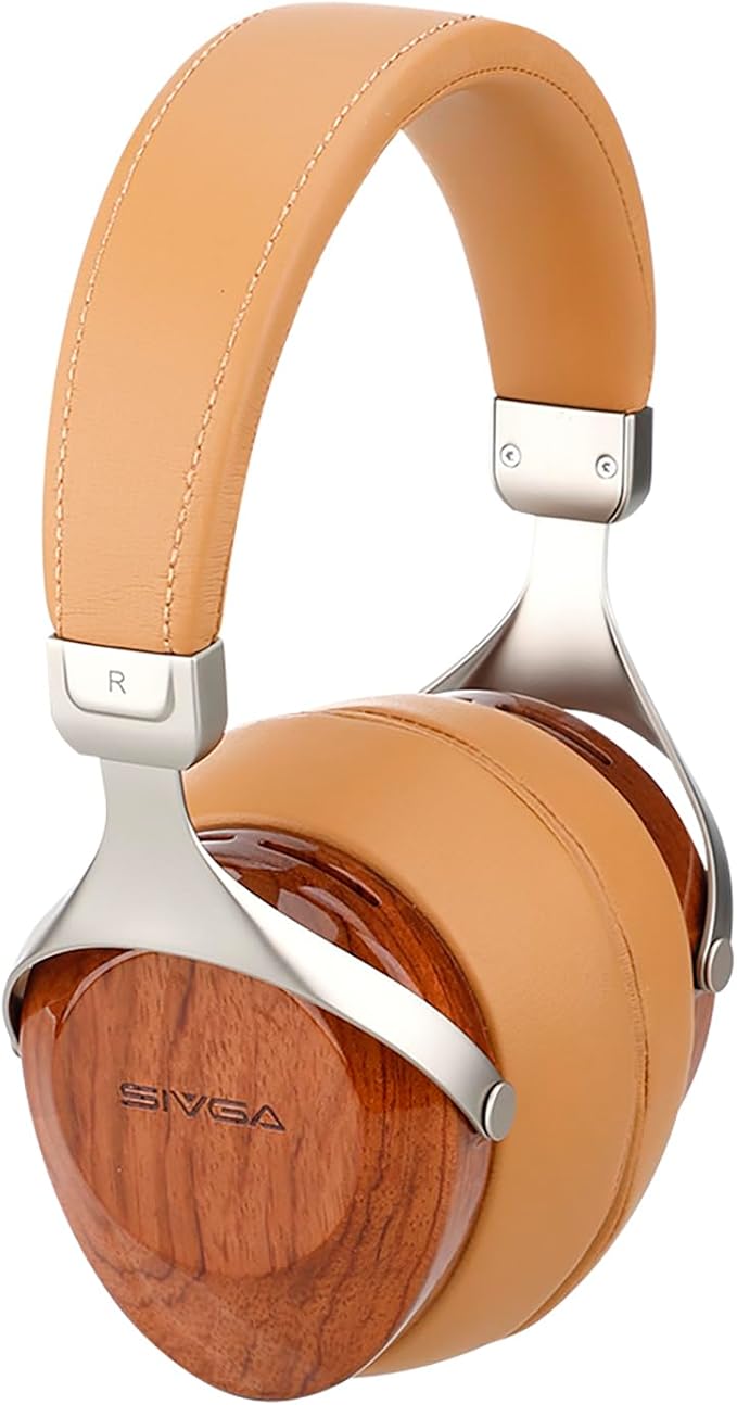 SIVGA SV021 Robin Classic Rosewood Wooden Closed Back Wired Over-Ear Headphone