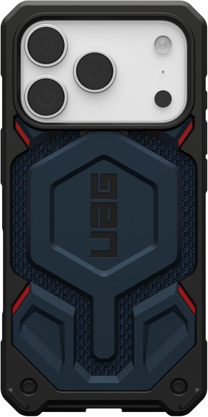 URBAN ARMOR GEAR UAG Designed for iPhone 17 Pro Case Monarch Pro - Compatible with MagSafe Military Grade Protective Cover, Kevlar Mallard
