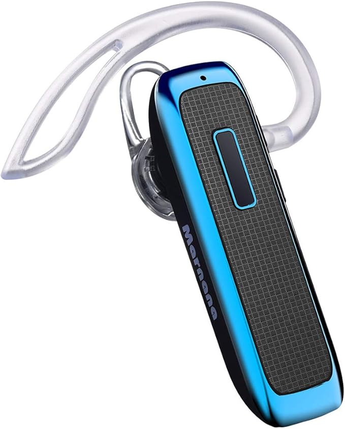 Bluetooth Headset, Wireless Bluetooth Earpiece w/ 18 Hours Playtime and Noise Cancelling Mic,Ultralight Earbud Headphone Hands-Free Calls for iPhone Tablet Samsung Android Cell Phones Truck Driver