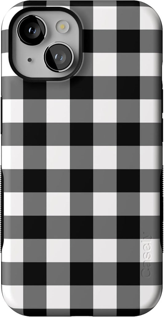 Casely iPhone 14 Case | Check Me Out | Checkerboard | Compatible with MagSafe | Bold Protective Design