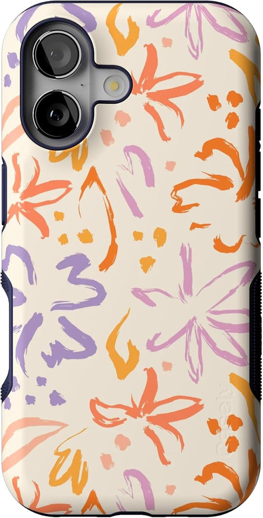 Casely iPhone 17 Case | Hibiscus Blooms | Hawaiian Floral | Bold Protective Design | Compatible with MagSafe