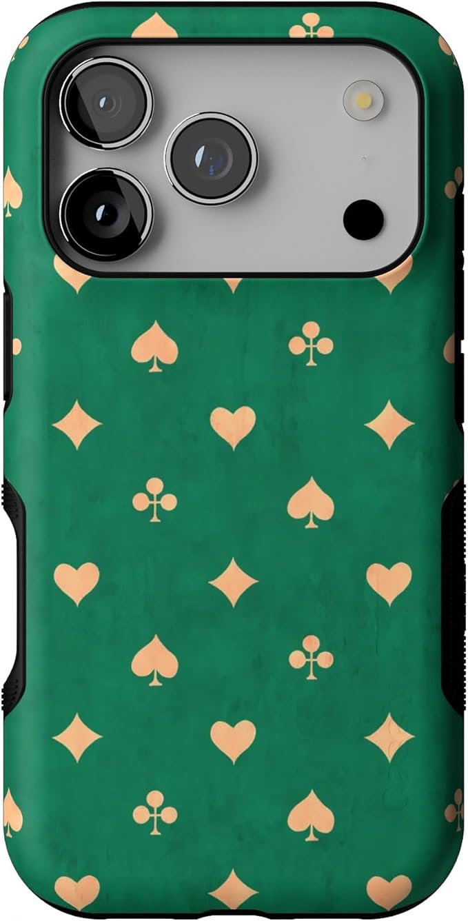 Casely iPhone 17 Pro Case | Royal Flush | French Deck | Bold Protective Design | Compatible with MagSafe