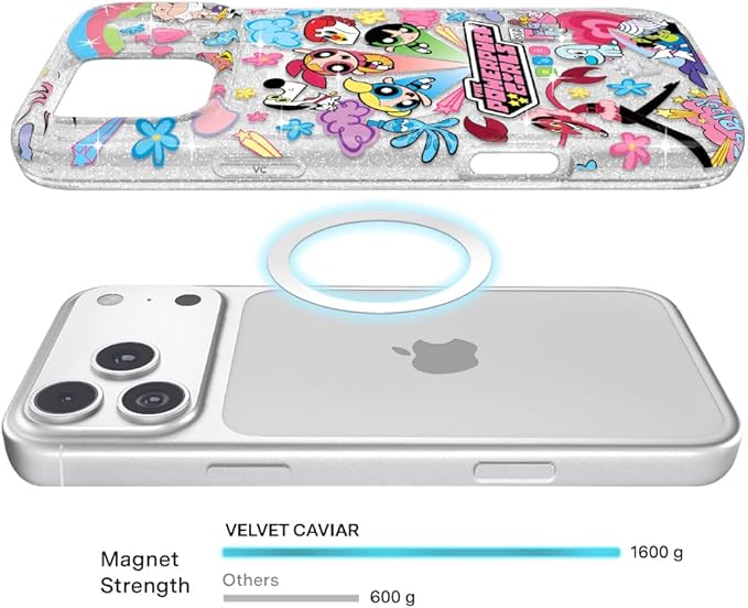 VELVET CAVIAR Case for iPhone 17 Pro | Compatible with MagSafe | 10ft Drop Tested | Protective Designer Cases | The Powerpuff Girls Girl Power