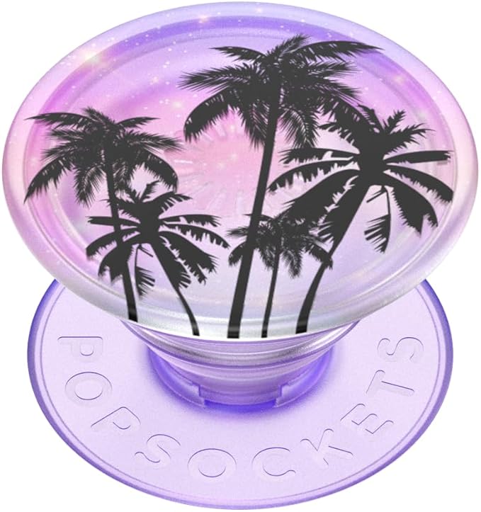 PopSockets Plant-Based Phone Grip with Expanding Kickstand, Adhesive Grip, Eco-Friendly - Translucent Lavender Twilight
