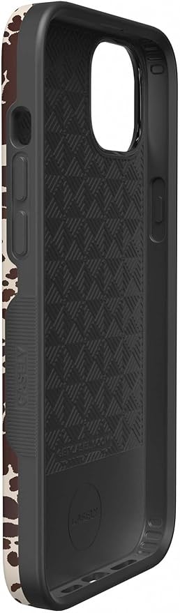 Casely iPhone 14 Case | Cowgirl Envy | Cow Print | Compatible with MagSafe | Bold Protective Design