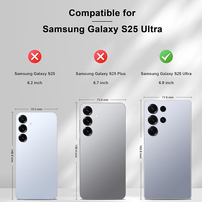 Jasonyu Flip Wallet Case for Samsung Galaxy S25 Ultra 5G,Leather Magnetic Folio Cover with Card Holder,Kickstand - TPU Shockproof Durable Protective Phone Case,Black