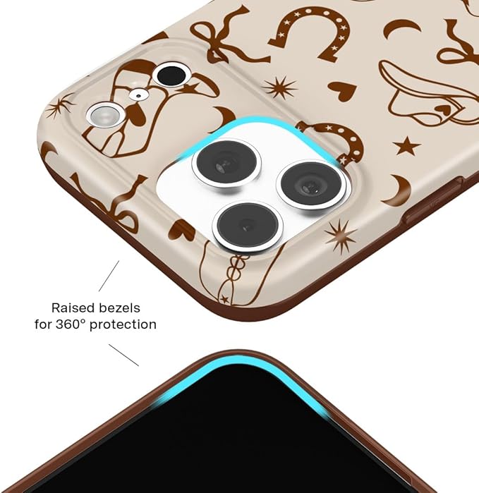 VELVET CAVIAR Case for iPhone 17 Pro Max | Compatible with MagSafe | 10ft Drop Tested | Protective Designer Cases | Western Rodeo Drive