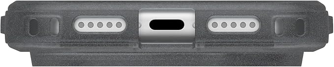 URBAN ARMOR GEAR UAG Designed for iPhone 17 Pro Case Dot - Compatible with MagSafe Translucent Military Grade Protective Cover, Ash