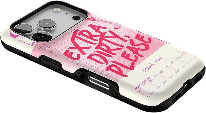 Casely iPhone 17 Pro Case | Extra Dirty Please | Fun on Weekdays | Bold Protective Design | Compatible with MagSafe