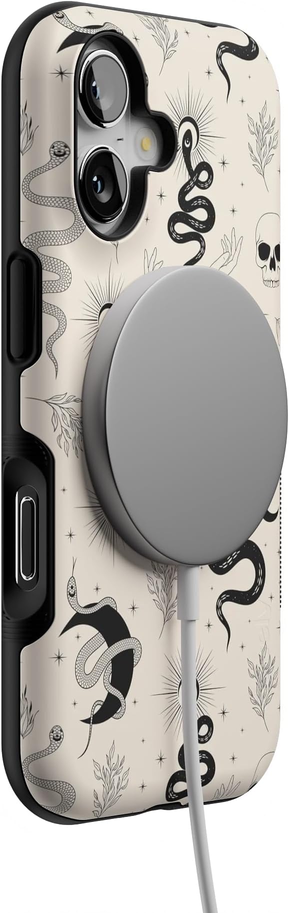 Casely iPhone 17 Case | No Further Explanation | Snakes & Skulls | Bold Protective Design | Compatible with MagSafe