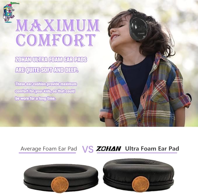 ZOHAN 030 Kids Noise Cancelling Headphones for Autism Kids Ear Protection