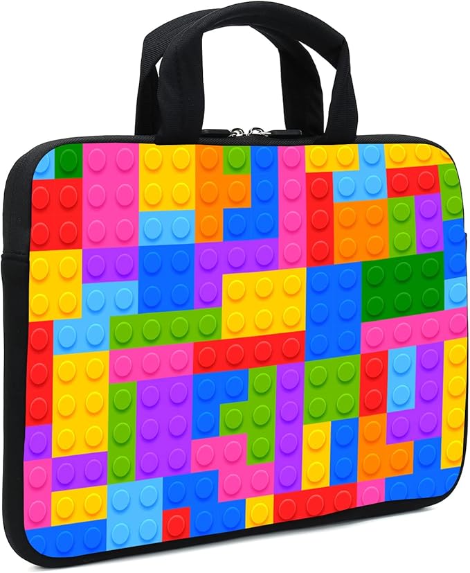 Laptop Sleeve Case 11.6" 12.1 Inch Neoprene Laptop Sleeve/Notebook Computer Pocket Case/Chromebook Case/Tablet Briefcase Carrying Bag Compatible For Men， Women ，boys， girls (puzzle)
