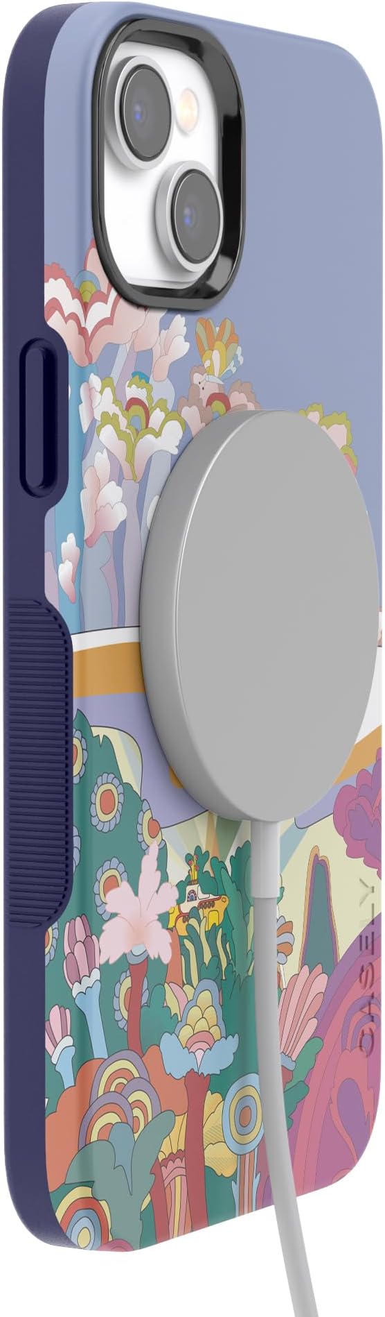 Casely iPhone 14 Case | Beatles | Beneath The Waves | Yellow Submarine | Compatible with MagSafe | Bold Protective Design