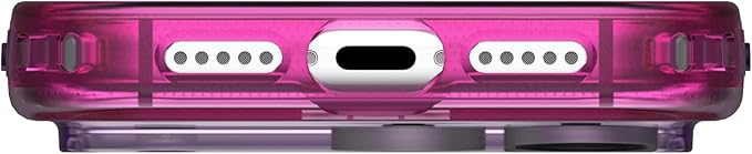 URBAN ARMOR GEAR UAG Designed for iPhone 17 Pro Case Plyo - Compatible with MagSafe Translucent Military Grade Protective Cover, Purple/Pink Ombre