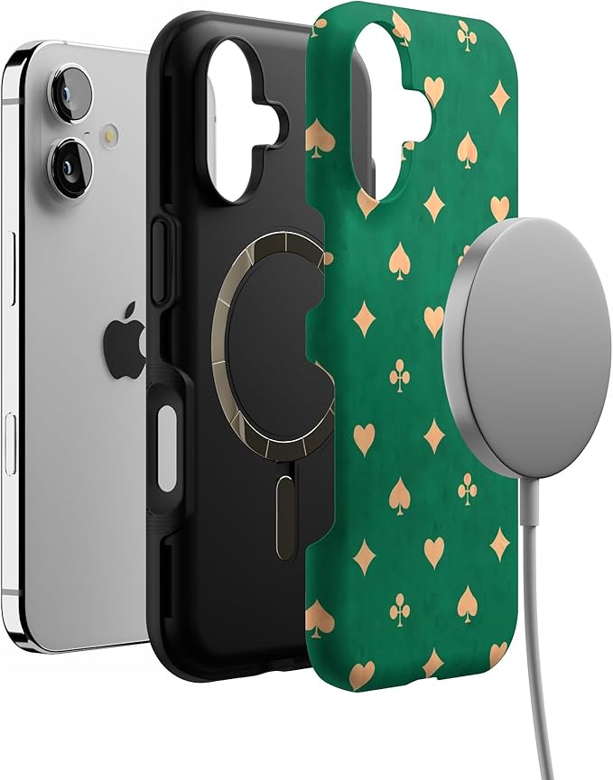 Casely iPhone 17 Case | Royal Flush | French Deck | Bold Protective Design | Compatible with MagSafe
