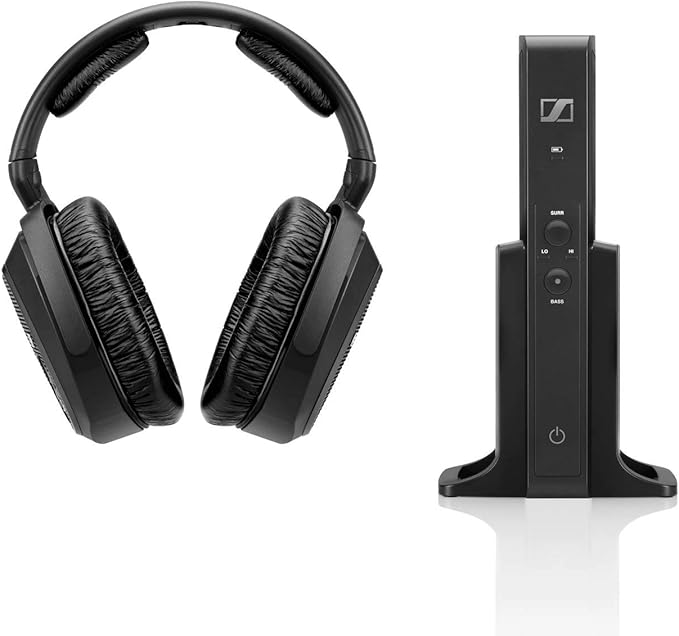 Sennheiser Consumer Audio RS 175 RF Wireless Headphone System, Black
