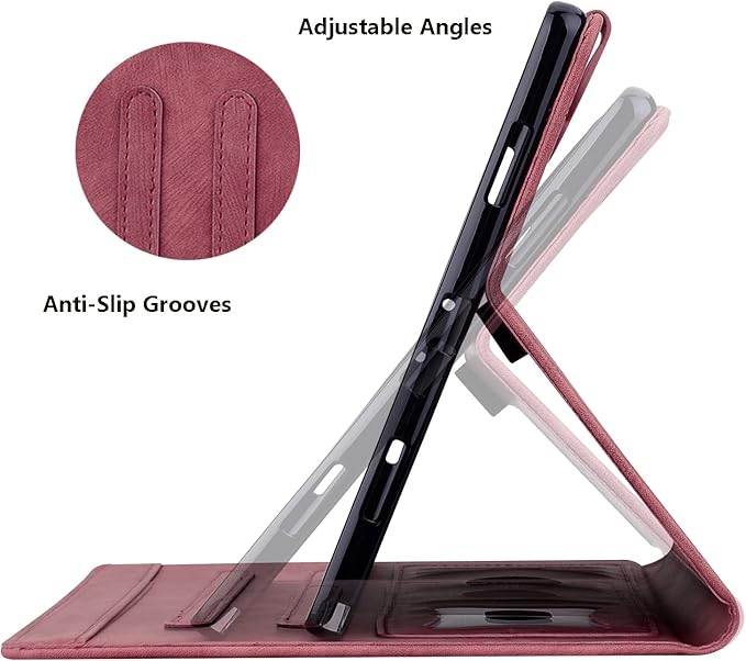 Case for Lenovo Tab M11 / Tab K11 LTE 11 inch Tablet 2024, Tab m11 11" Tablet Case PU Leather with Pen Holder Magnectic Cover Folio Stand for Model TB330FU- Red