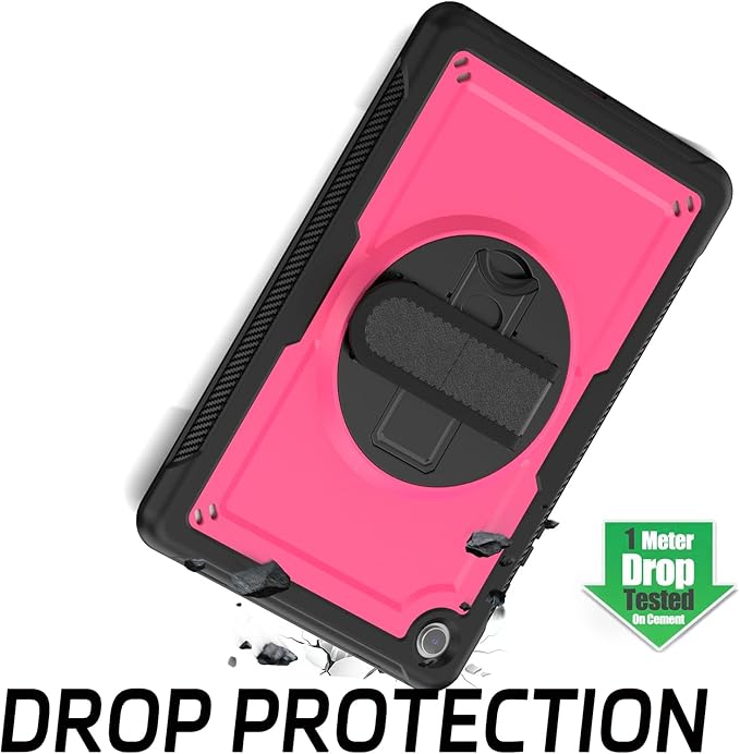 ZenRich Case for Samsung Galaxy Tab A9 Plus / A9+ 5G 11" 2023 (SM-X210/X216/X218),Heavy Duty Shockproof Protective Case with 360 Rotating Kickstand Hand & Shoulder Belt for Galaxy Tab A9 Plus 11 inch