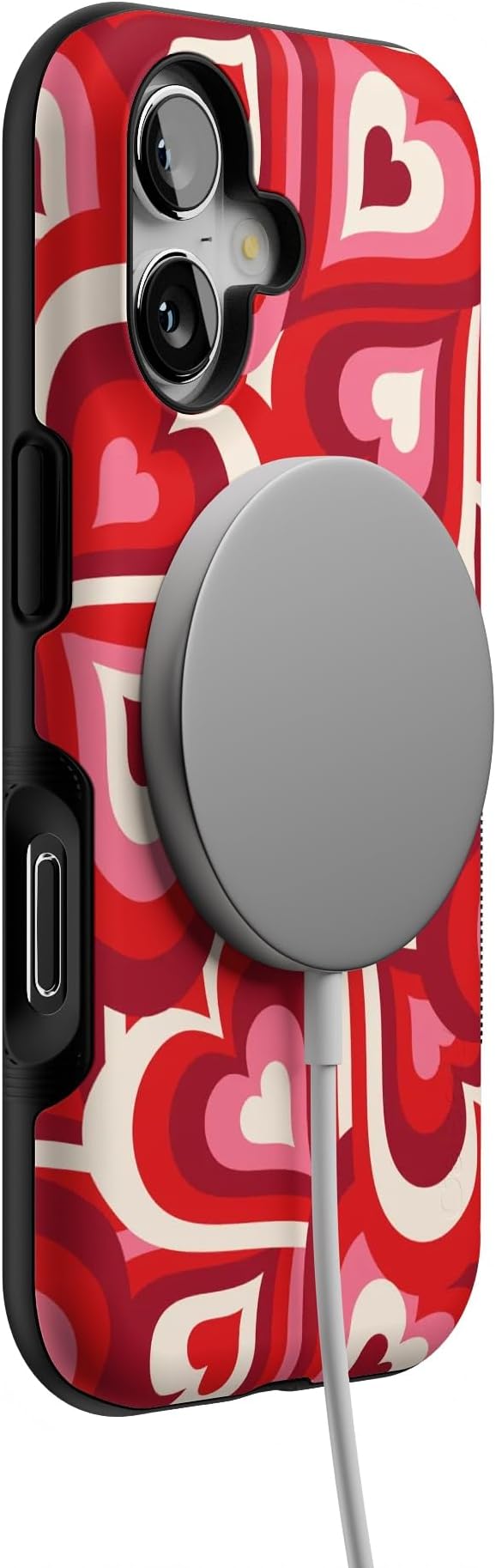 Casely iPhone 17 Case | Love Song Remix | Ombre Hearts | Bold Protective Design | Compatible with MagSafe