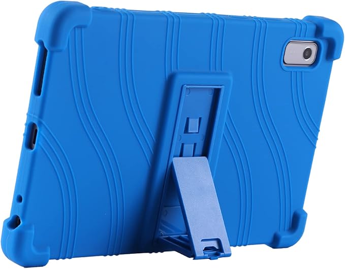 Case for Lenovo Tab M9 Cover 9.0 inch (TB-310FU,2023 Released), Kids Friendly Soft Silicone Adjustable Stand Cover for Lenovo Tab M9 Tablet (Blue)