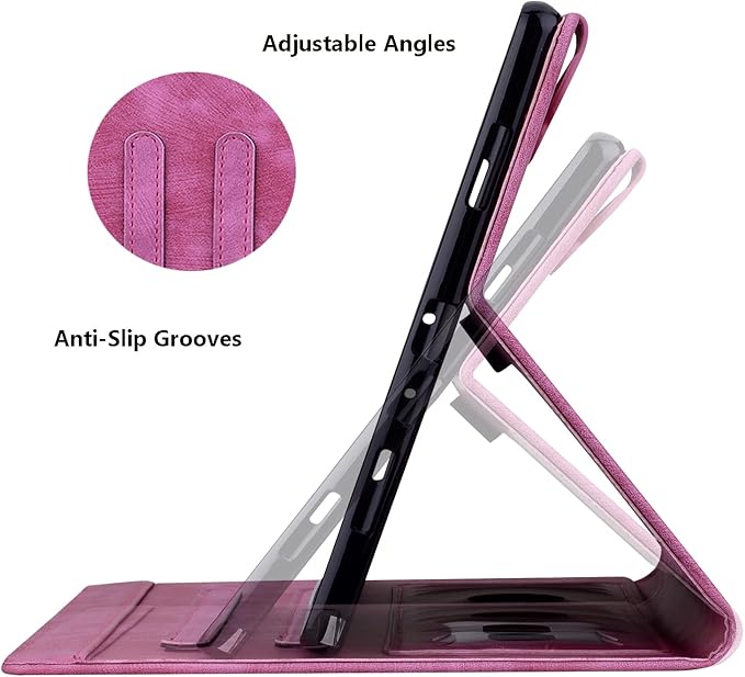 Case for Lenovo Tab M11 / Tab K11 LTE 11 inch Tablet 2024, Tab m11 11" Tablet Case PU Leather with Pen Holder Magnectic Cover Folio Stand for Model TB330FU- Pink