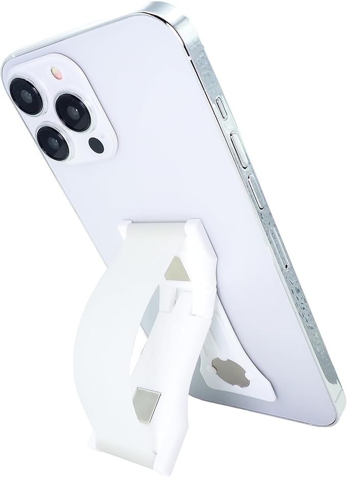 LOVEHANDLE PRO Premium Phone Grip - Silicone Phone Strap - Magnetic Phone Mount and Kickstand for Smartphone and Tablet - Natural Glow Silicone