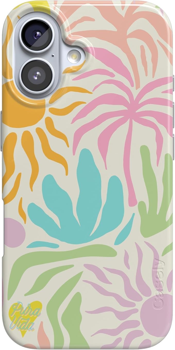 Casely iPhone 17 Case | Oasis | Pura Vida | Compatible with MagSafe | Classic Ultra Slim Design