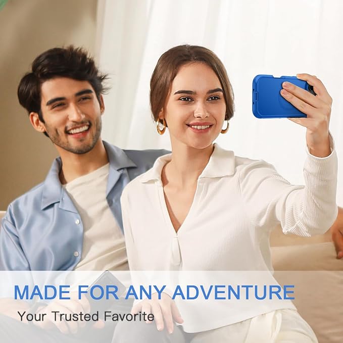 for iPhone Air Case/iPhone 17 Air Case [Compatible with MagSafe] Shockproof 3-Layer Full Body Protection [Without Screen Protector] Rugged Heavy Duty Cover for Apple iPhone Air 6.5",Sea Blue