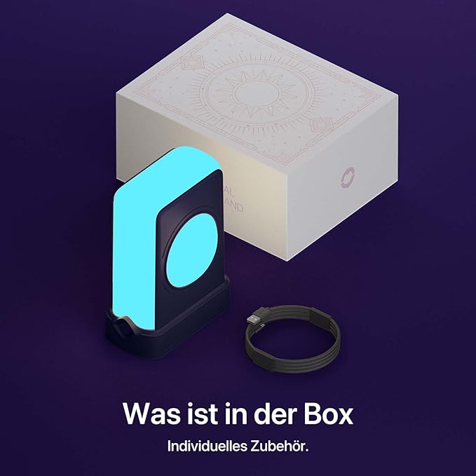 YOWU RGB Headphone Stand with Charger - 4 in 1 Docking Station & 10 Magical Light Modes - Cool Gaming Accessories (Black)