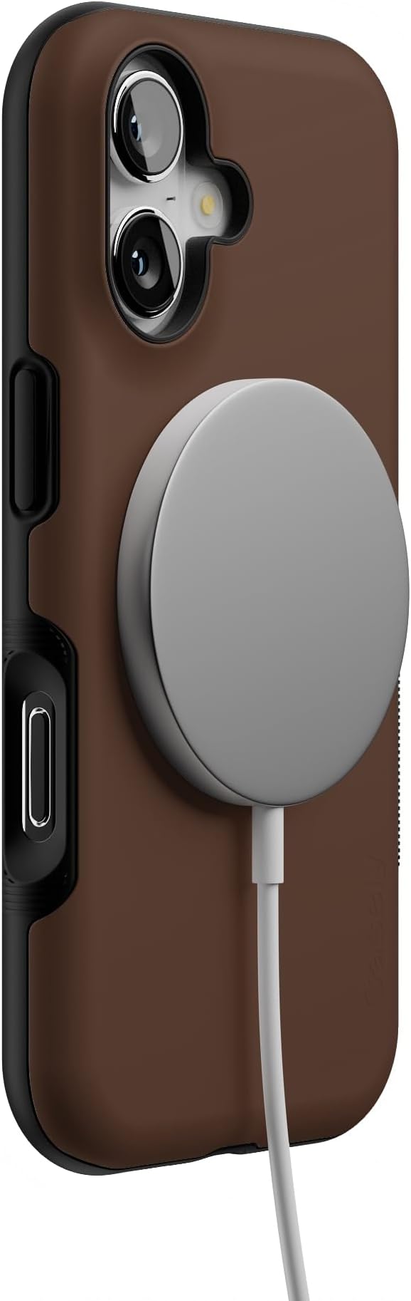 Casely iPhone 17 Case | The Boyfriend Collection | Espresso Brown | Bold Protective Design | Compatible with MagSafe