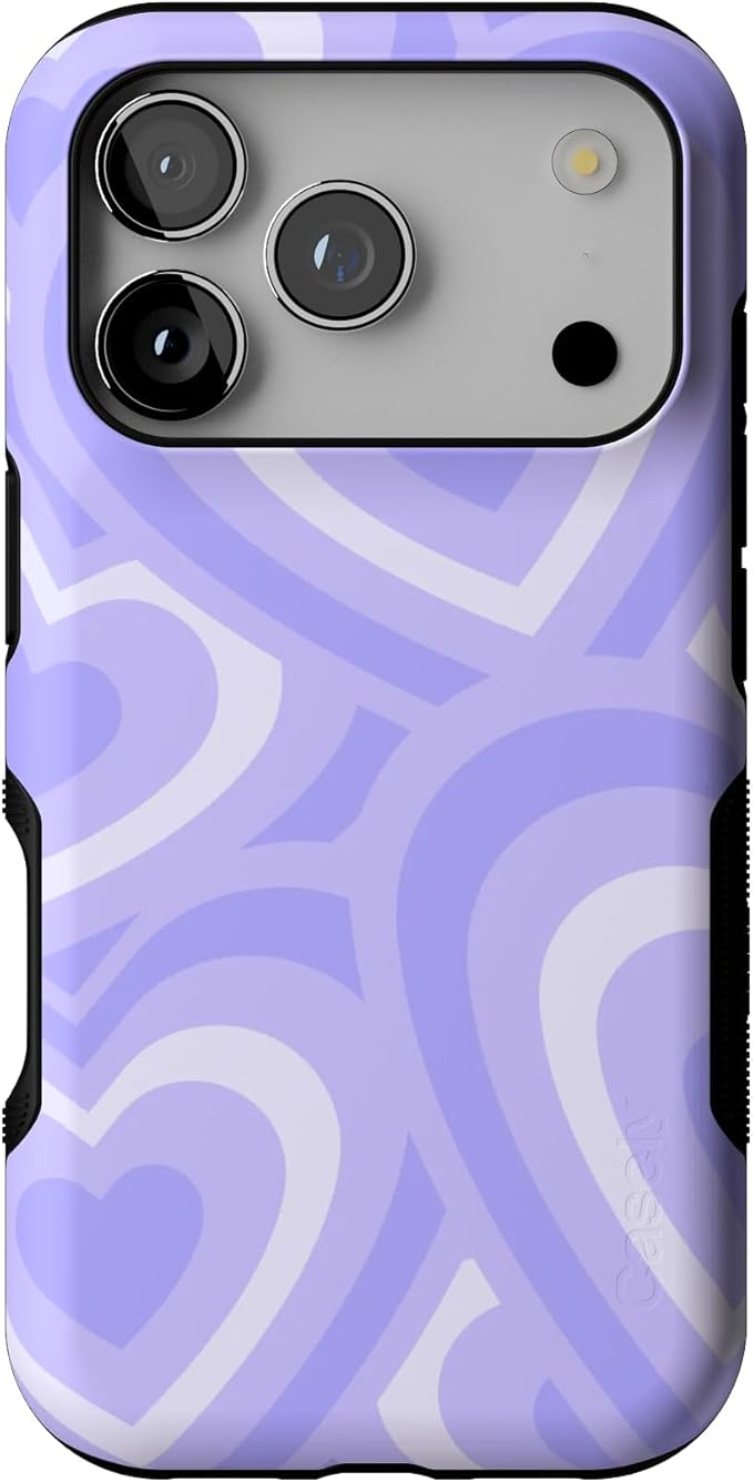 Casely iPhone 17 Pro Case | Love Song | Lavender Heart | Bold Protective Design | Compatible with MagSafe