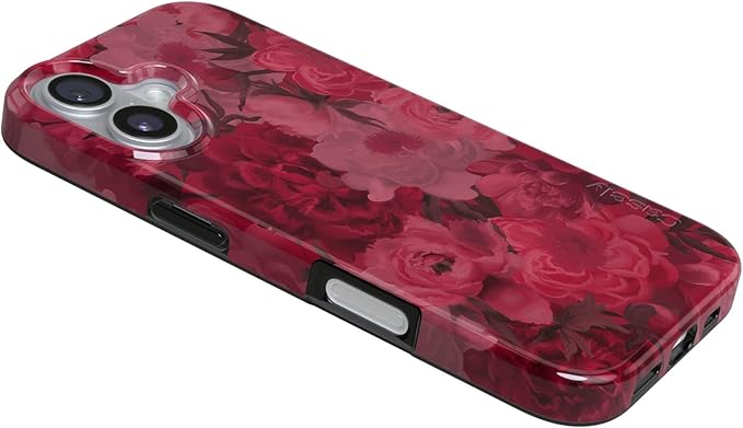 Casely iPhone 17 Case | Romance Novel | Moody Floral | Compatible with MagSafe | Classic Ultra Slim Design