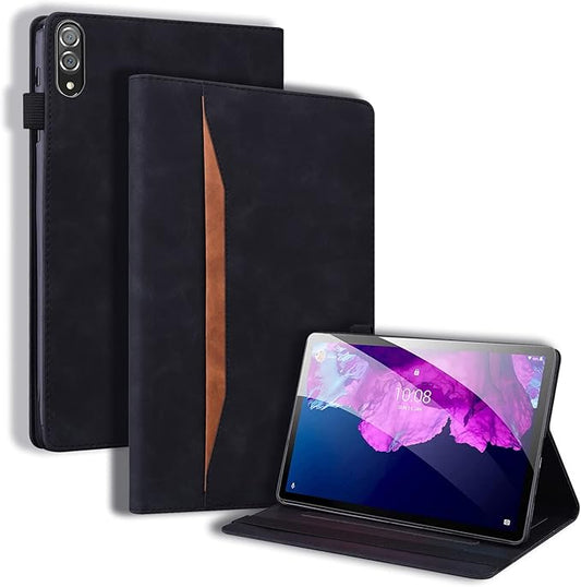 Case for Lenovo Tab P11 Pro (2nd Gen) / Tab P11 Pro Gen 2 11.2 inch Magnetic PU Leather Folio Stand Shell Cover Foldable Card Holder Multi-Angle Tab P11 Pro 2022 11.2",Black