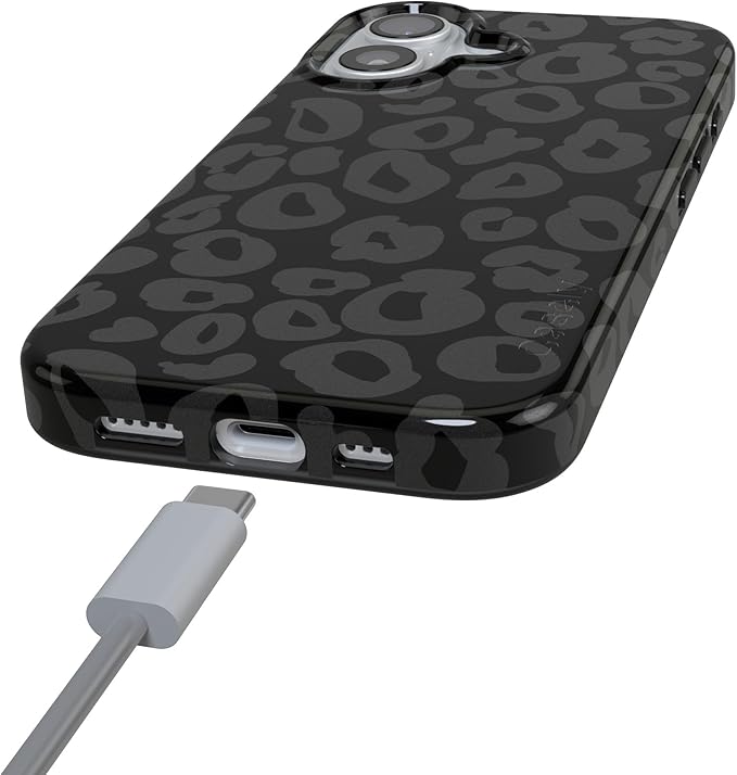 Casely iPhone 17 Case | Into The Wild | Black Leopard | Compatible with MagSafe | Classic Ultra Slim Design