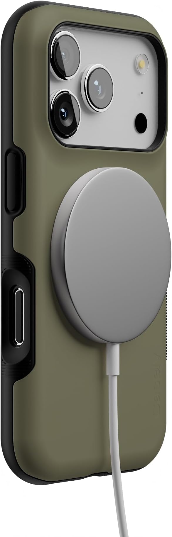 Casely iPhone 17 Pro Case | The Boyfriend Collection | Army Green | Bold Protective Design | Compatible with MagSafe